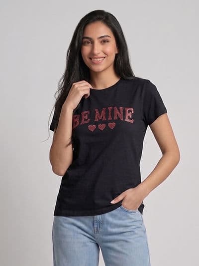 T-Shirt Be Mine Noir