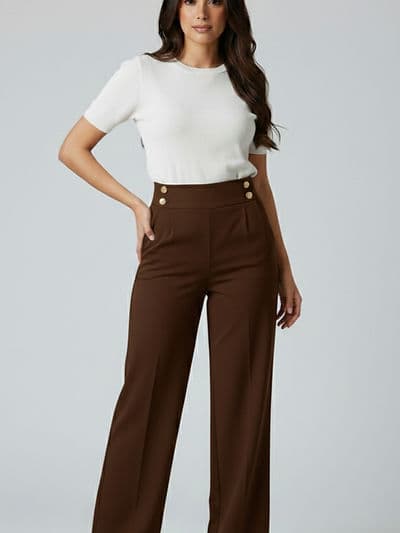Pantalon Jade Marron