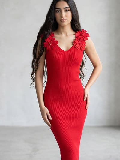 Robe Rosalia Rouge