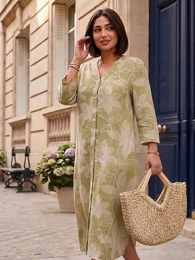 Robe Darine Vert