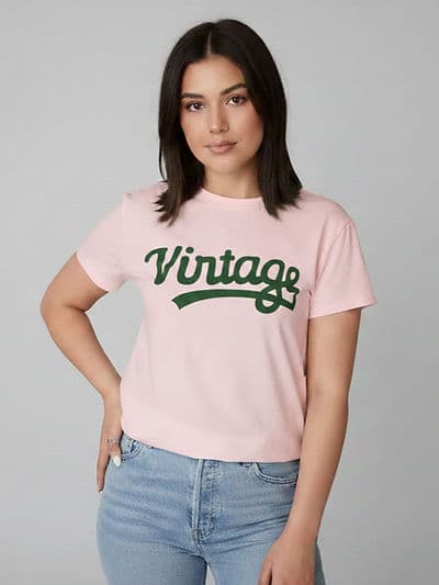 T-Shirt Vintage Pink