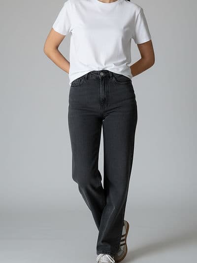 Pantalon Jean Gris Foncé