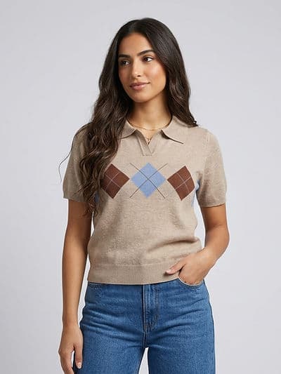 Pull Sadine Grège