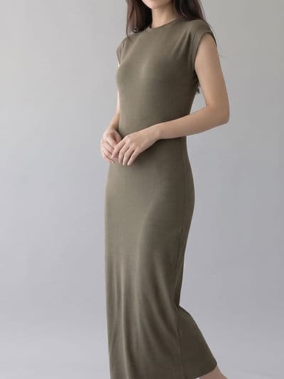 Robe Ella Vert Militaire