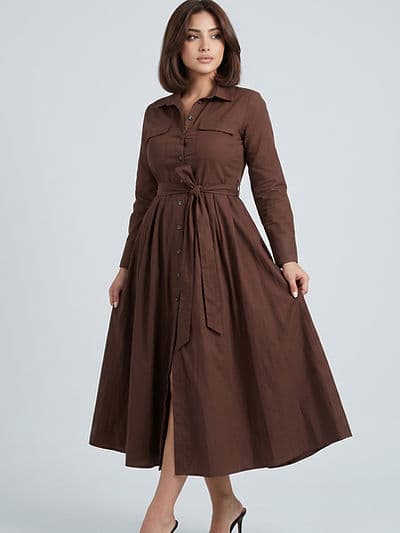 Robe Lorine Marron