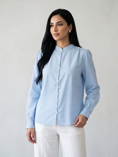 Chemise Sonia Bleu