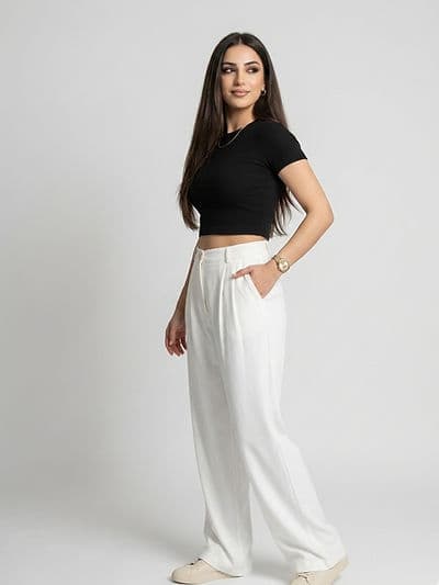 Pantalon Nuria Blanc