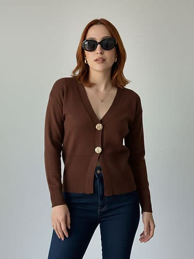 Gilet Nevin Marron