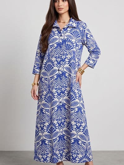 Robe Amina Bleu