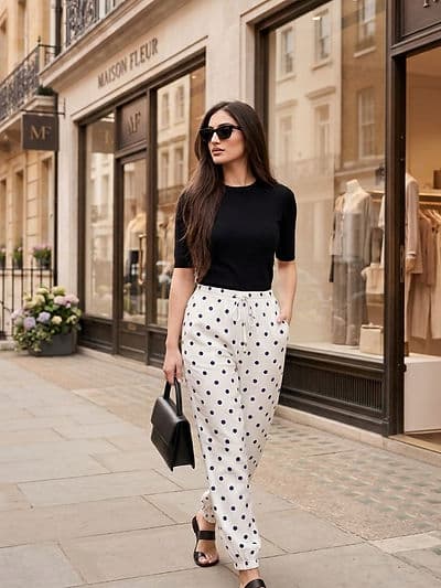 Pantalon Ruby Ballon Blanc