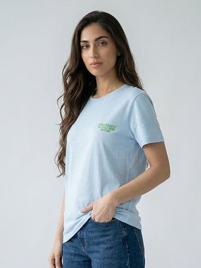 T-Shirt Only Limit Bleu