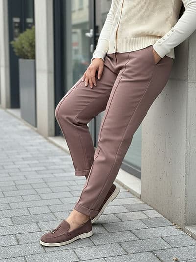 Pantalon Basique Mocca