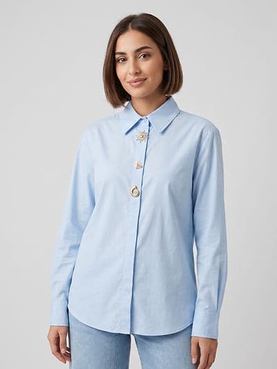 Chemise Yasmine Bleu