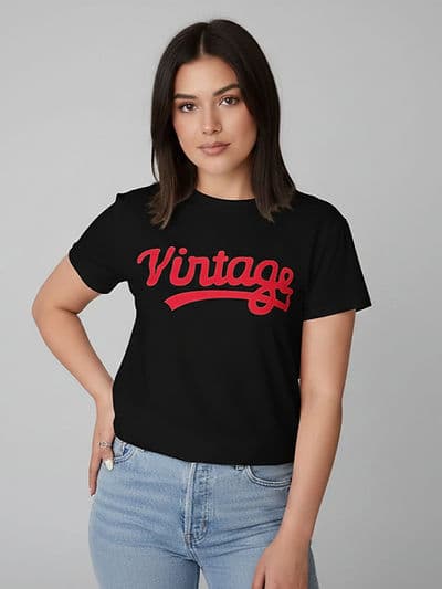T-Shirt Vintage Noir