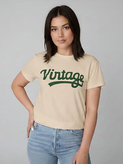 T-Shirt Vintage Beige