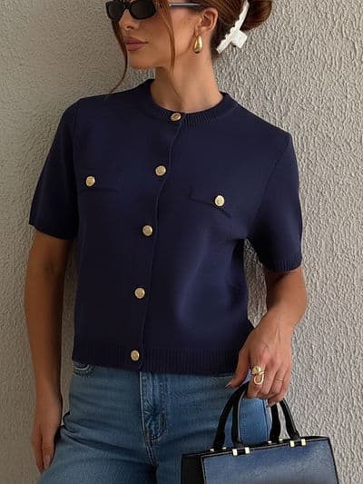 Gilet Valeria Bleu Marine